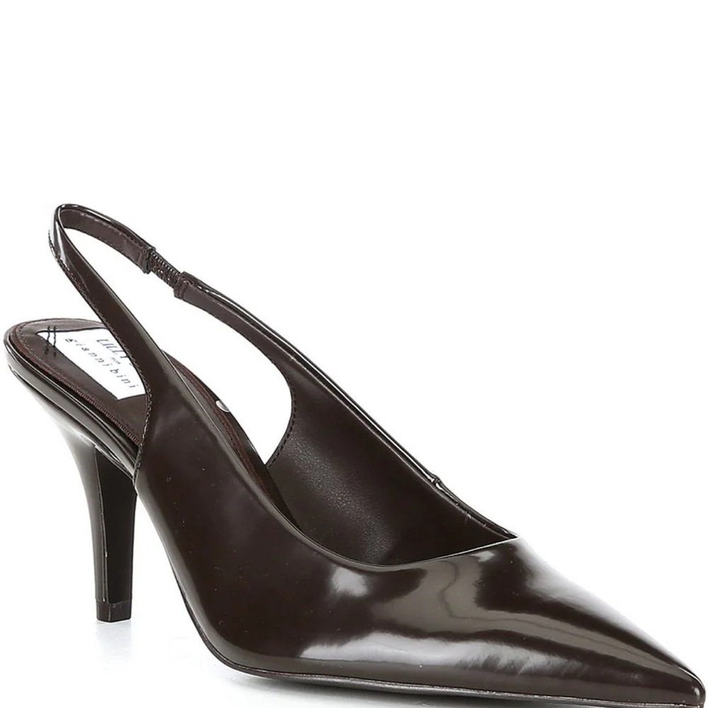 Elegant Brown Slingback Heels